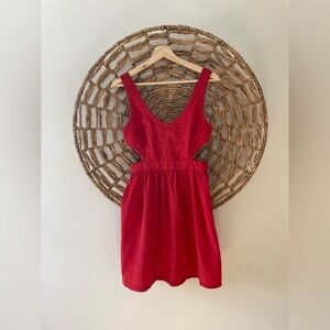 Ali & Kris Red Cutout Dress